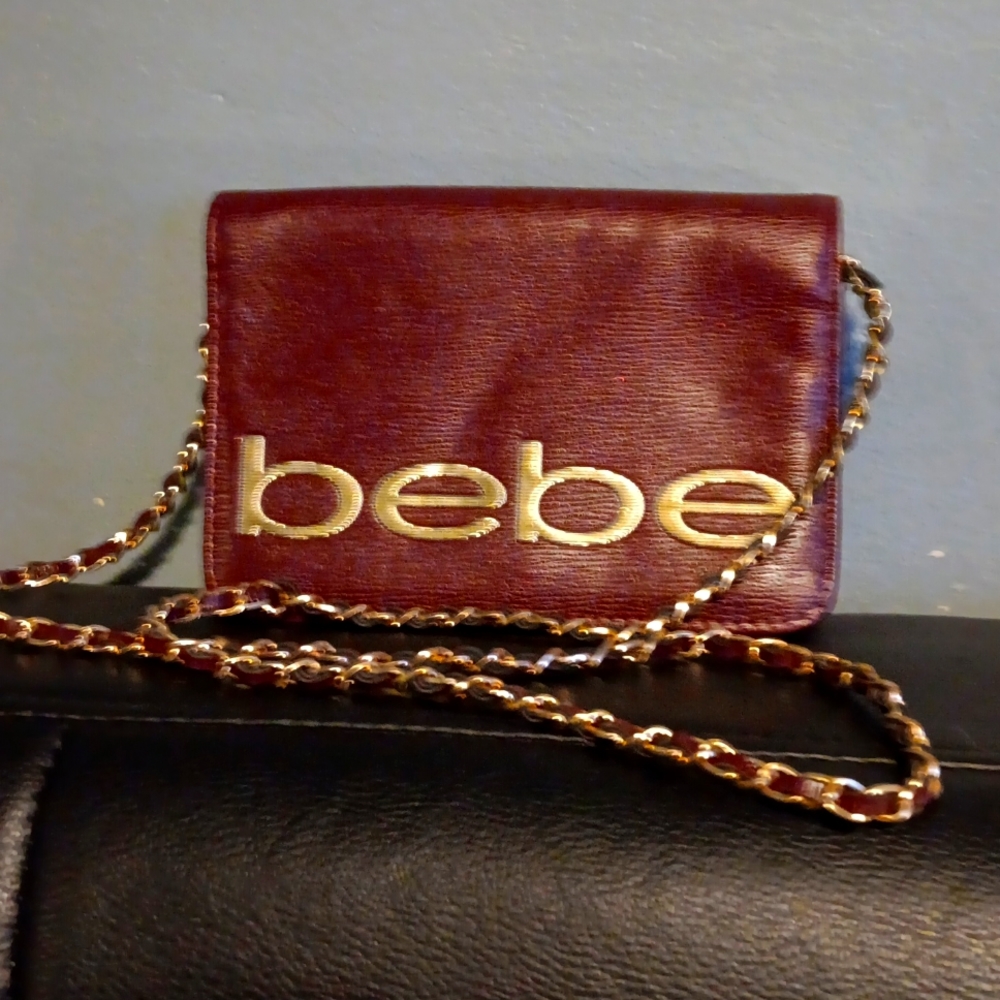 Bebe clutch over the shoulder purse
